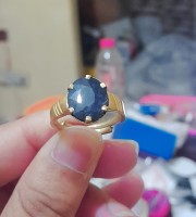প্রাকৃতিক রত্ন পাথরের আংটি : নীলা