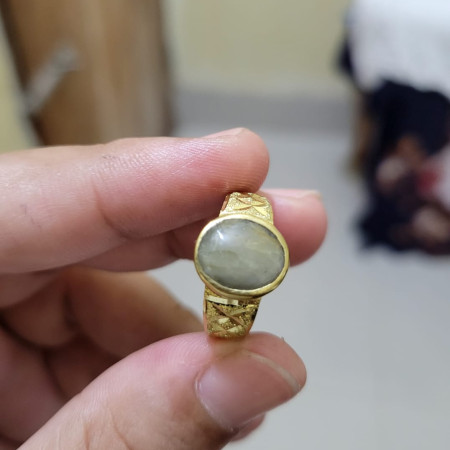 প্রাকৃতিক রত্ন পাথরের আংটি : ক্যাটস আই রত্ন